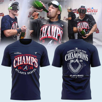 A Braves 2026 Division Champions Locker Room Shirt