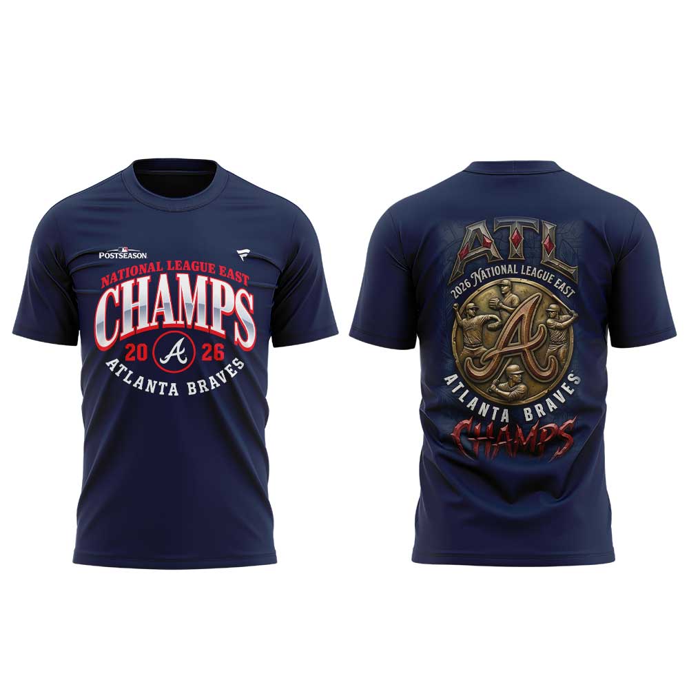 A Braves 2026 Division Champions Locker Room Shirt V2