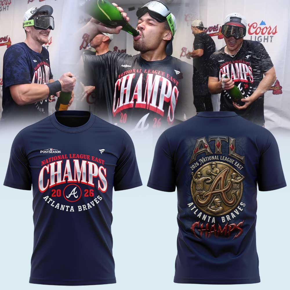 A Braves 2026 Division Champions Locker Room Shirt V2
