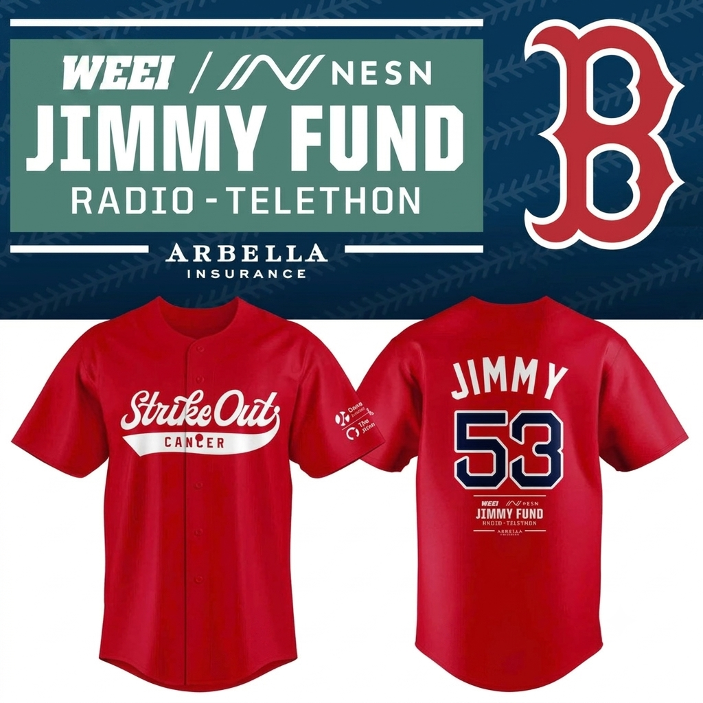 ___B.Red Sox x Jimmy Fund “Strike Out Cancer” Limited Jersey NN v2
