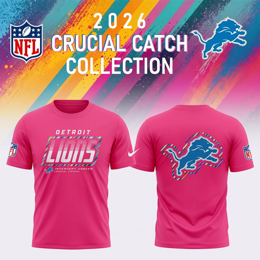 Detroit Lions 2026 Crucial Catch Limited Tshirt