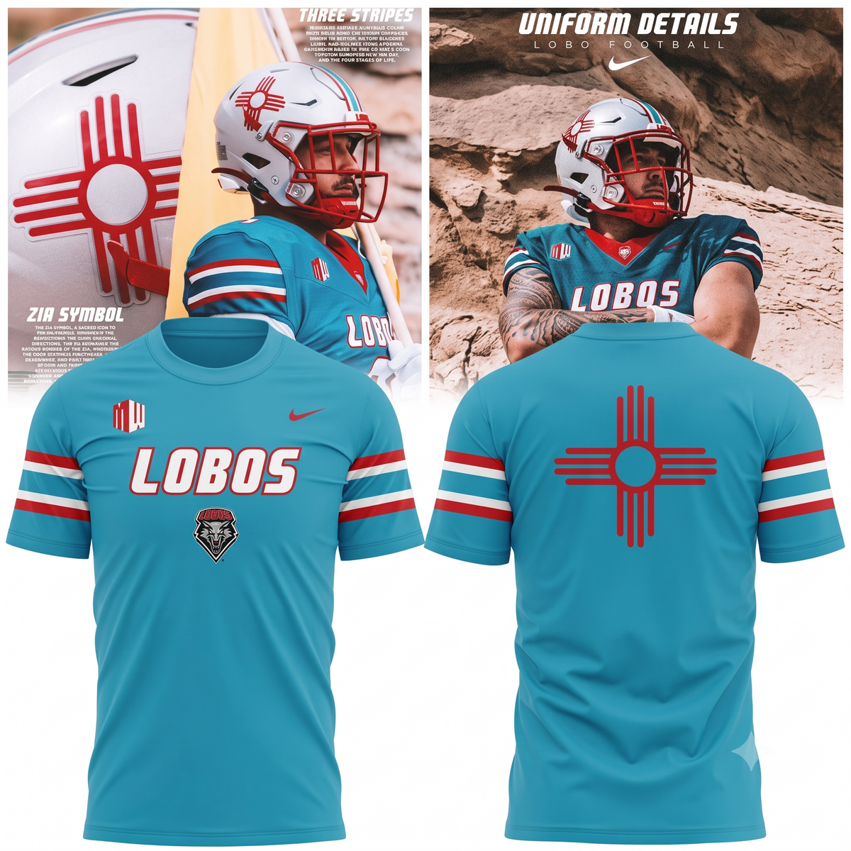 New Mexico Lobos Special New The Turquoise - Tshirt