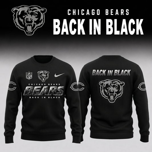 2026 Chicago Bears - Back In Black Limited Edition Sweater