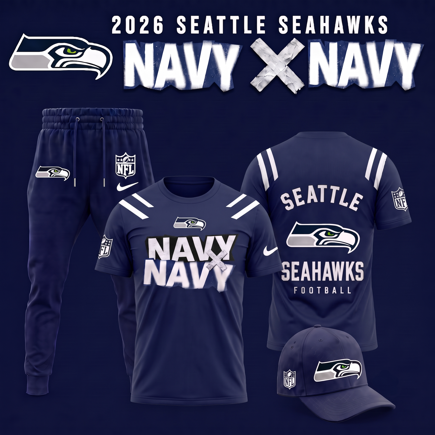 Seattle Seahawks - Navy X Navy 2026