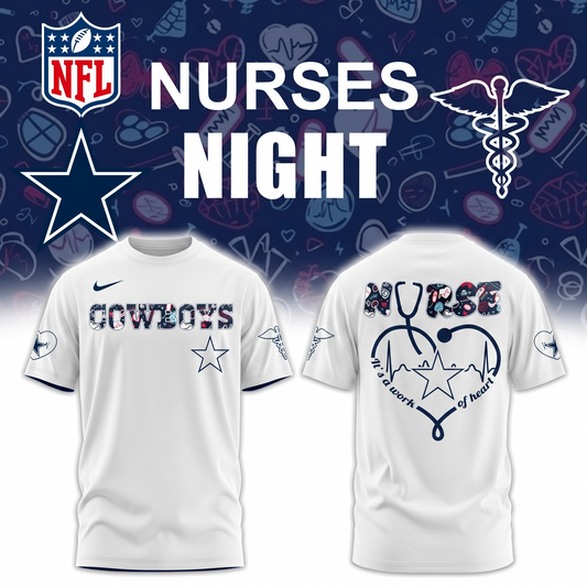 Dallas Cowboys NURSES NIGHT Combo Tshirt