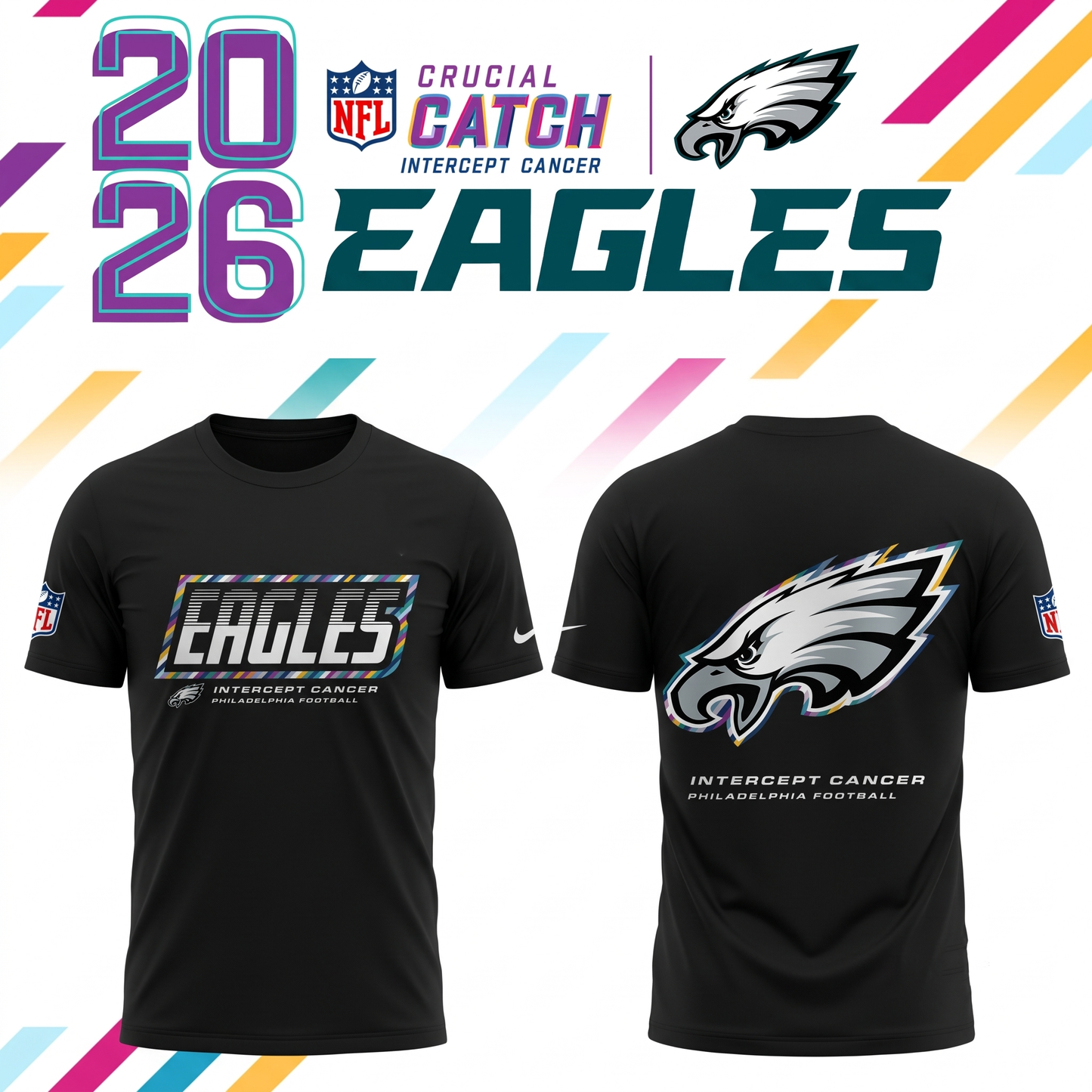 PHI Crucial Catch 2026 Black Limited Edition Tshirt