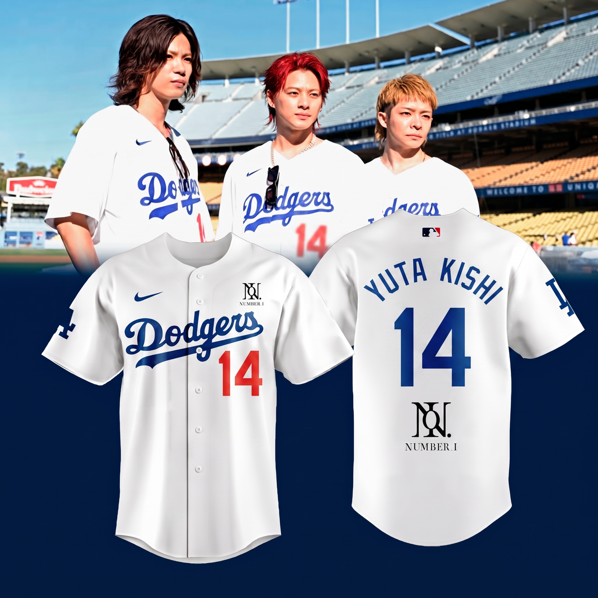 LA Dodgers - "Number_i" Baseball Jersey 2026