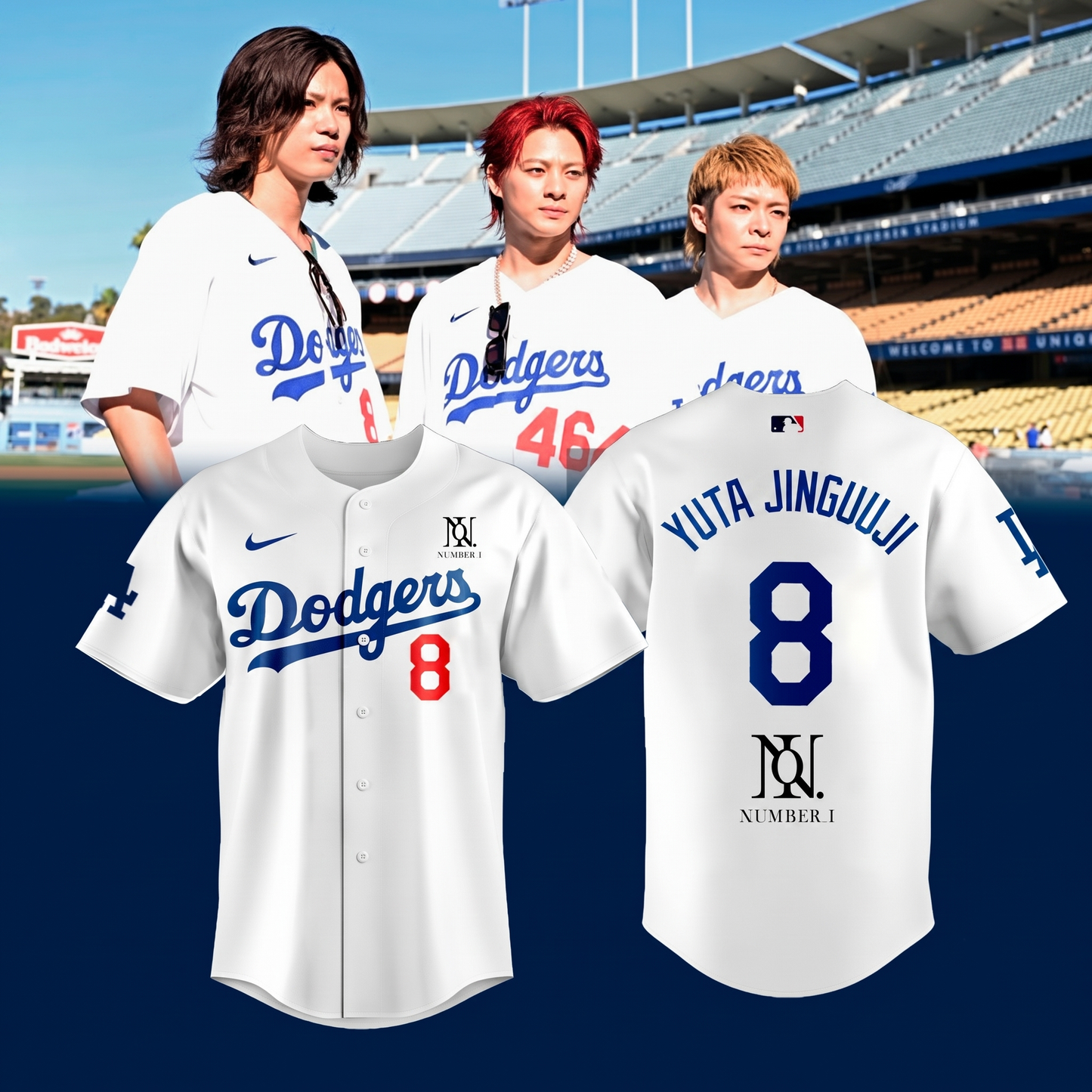 LA Dodgers - "Number_i" Baseball Jersey 2026