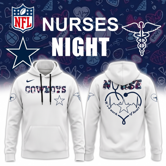 Dallas Cowboys NURSES NIGHT Combo Hoodie