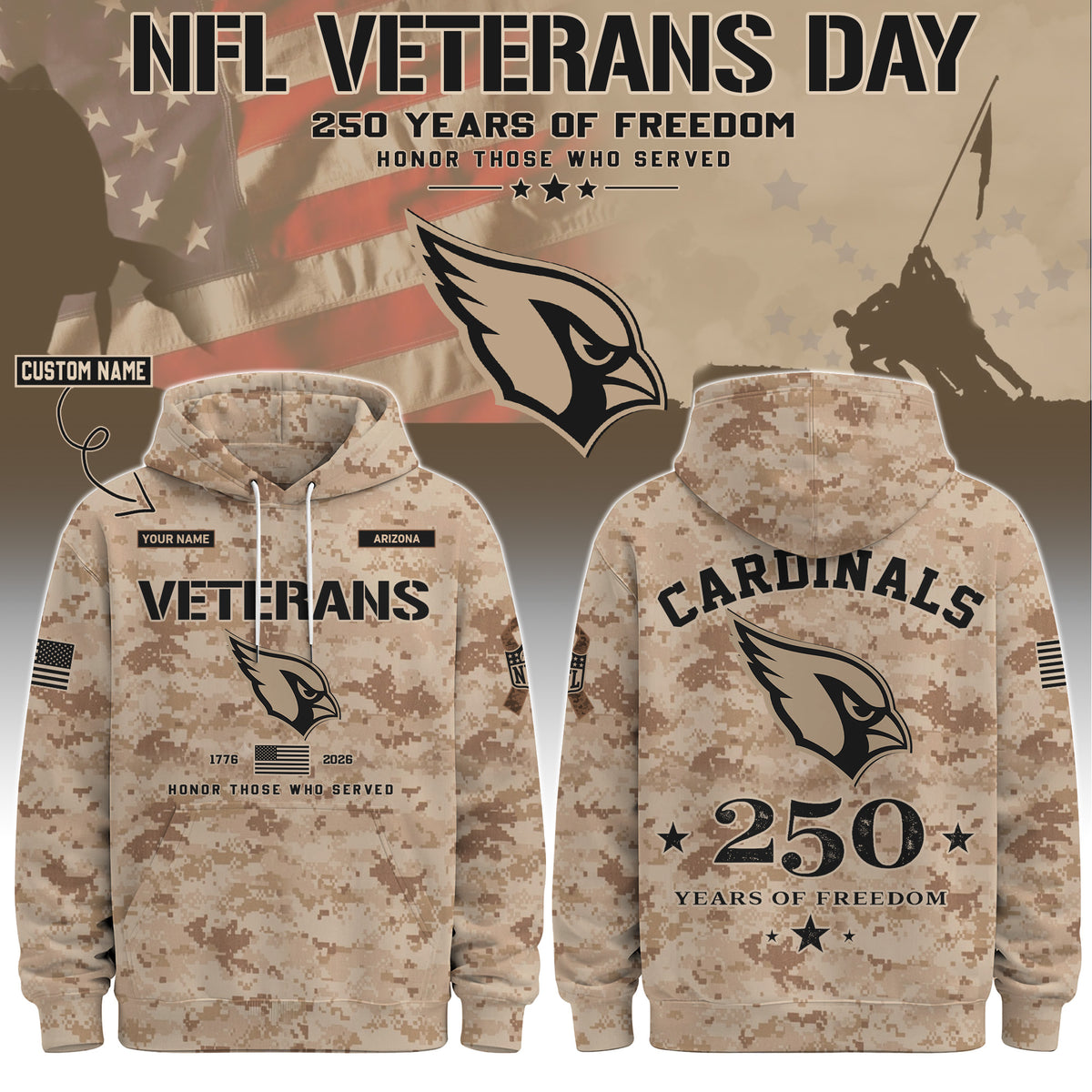 ARI Special Veterans Day 2026 Limited Edition Hoodie