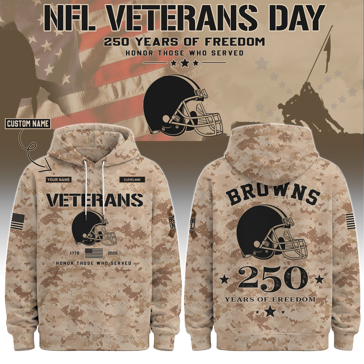 CLE Special Veterans Day 2026 Limited Edition Hoodie
