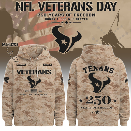 .HOU Special Veterans Day 2026 Limited Edition Hoodie
