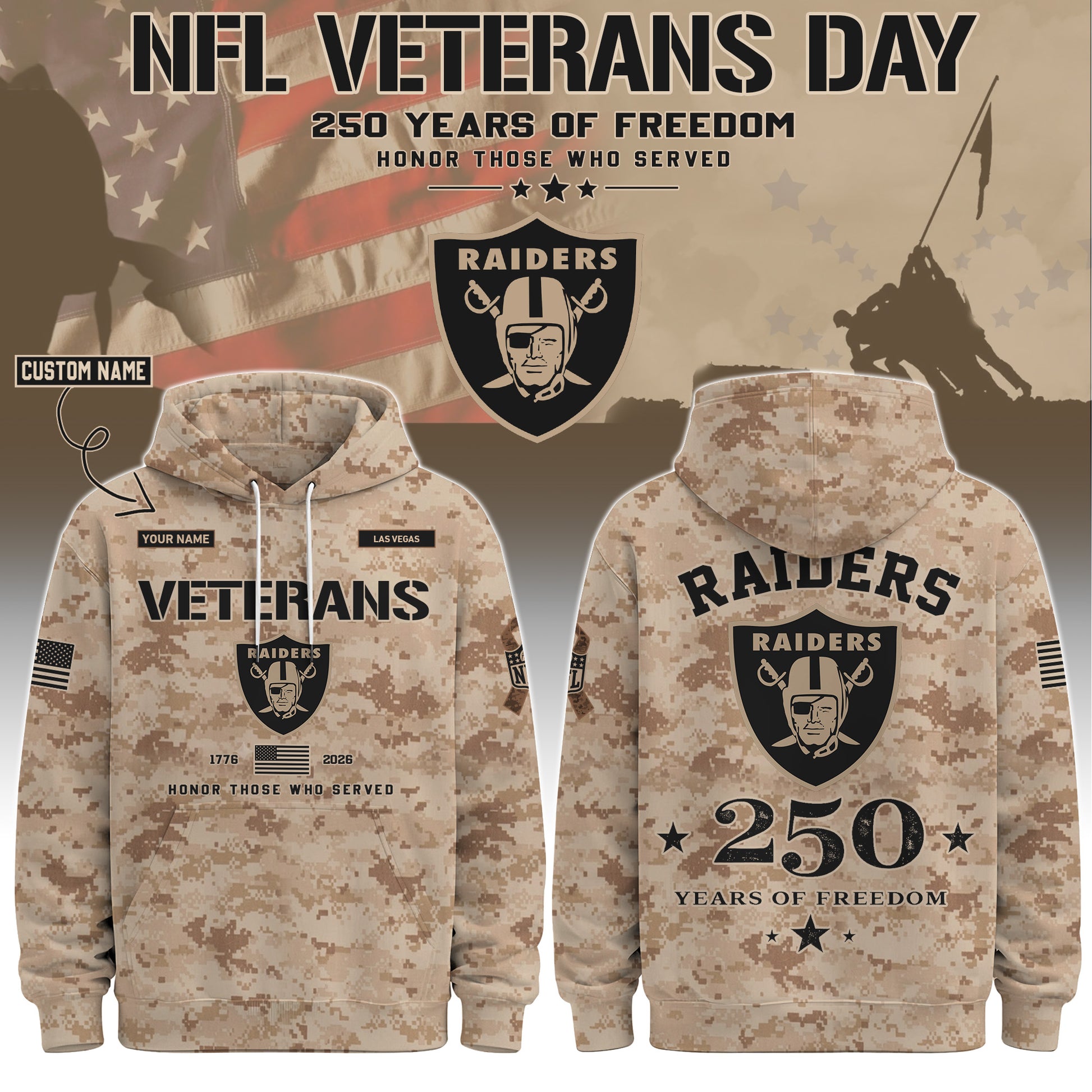 .LV Special Veterans Day 2026 Limited Edition Hoodie
