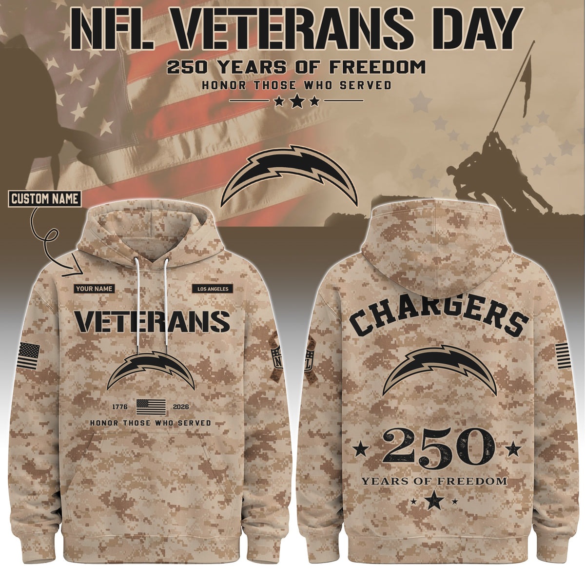 LAC Special Veterans Day 2026 Limited Edition Hoodie