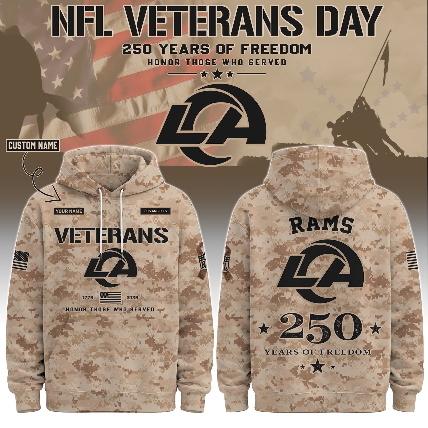 LAR Special Veterans Day 2026 Limited Edition Hoodie