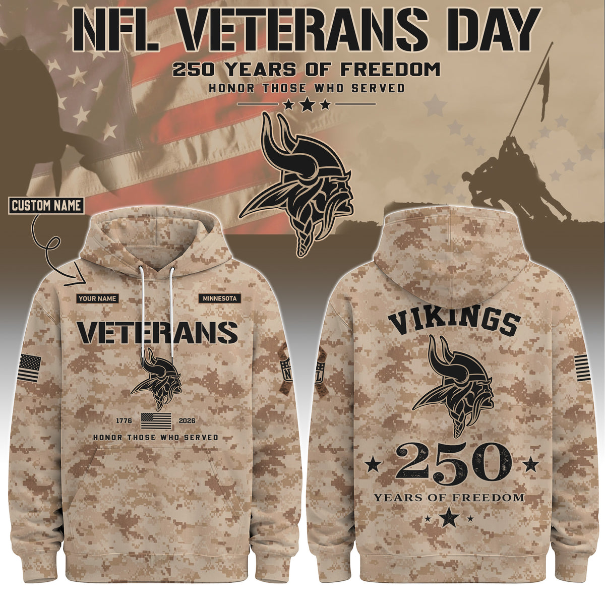 .MIN Special Veterans Day 2026 Limited Edition Hoodie