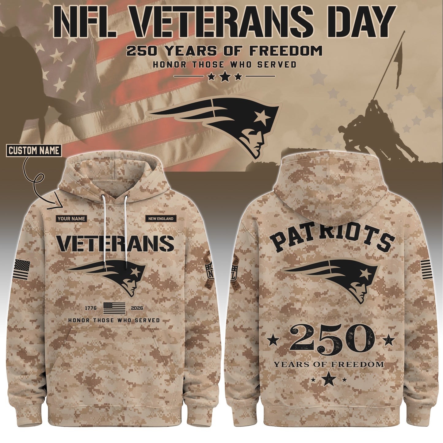 .NE Special Veterans Day 2026 Limited Edition Hoodie
