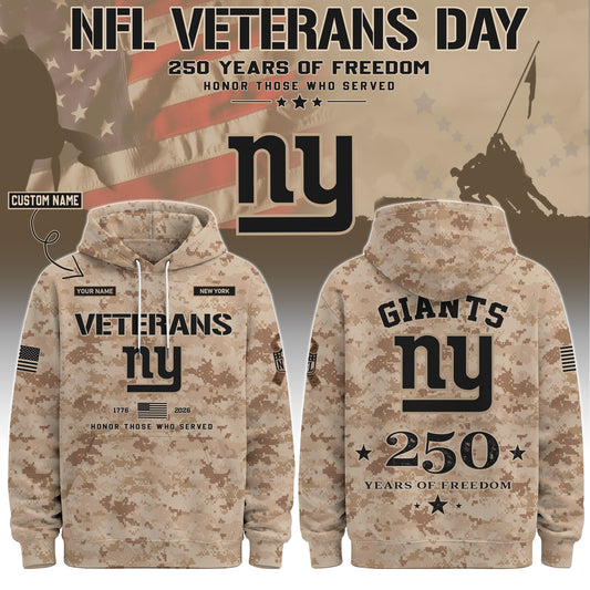 NYG Special Veterans Day 2026 Limited Edition Hoodie