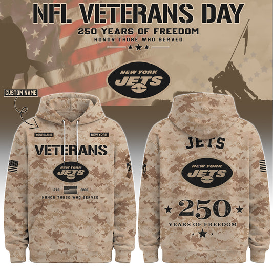 NYJ Special Veterans Day 2026 Limited Edition Hoodie