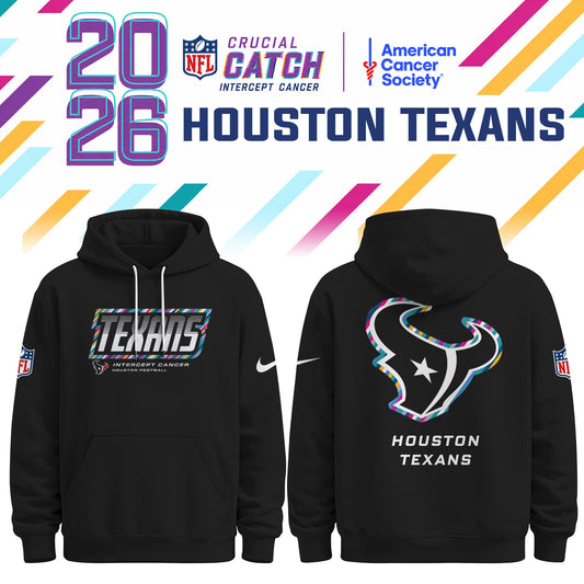 .HOU Special Black Crucial Catch 2026 Limited Edition Hoodie