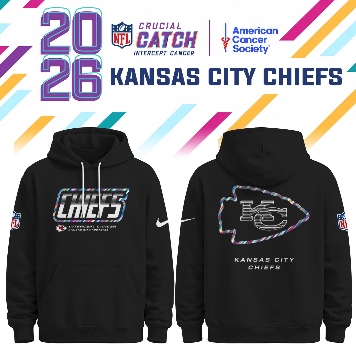 .KC Special Black Crucial Catch 2026 Limited Edition Hoodie