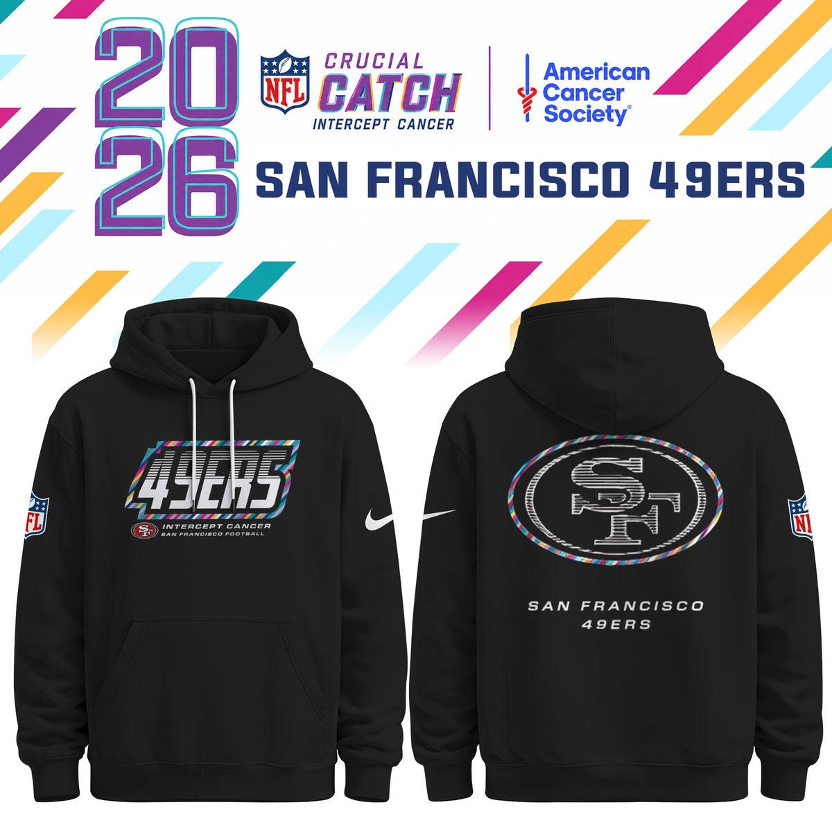 .SF 49ers Special Black Crucial Catch 2026 Limited Edition Hoodie