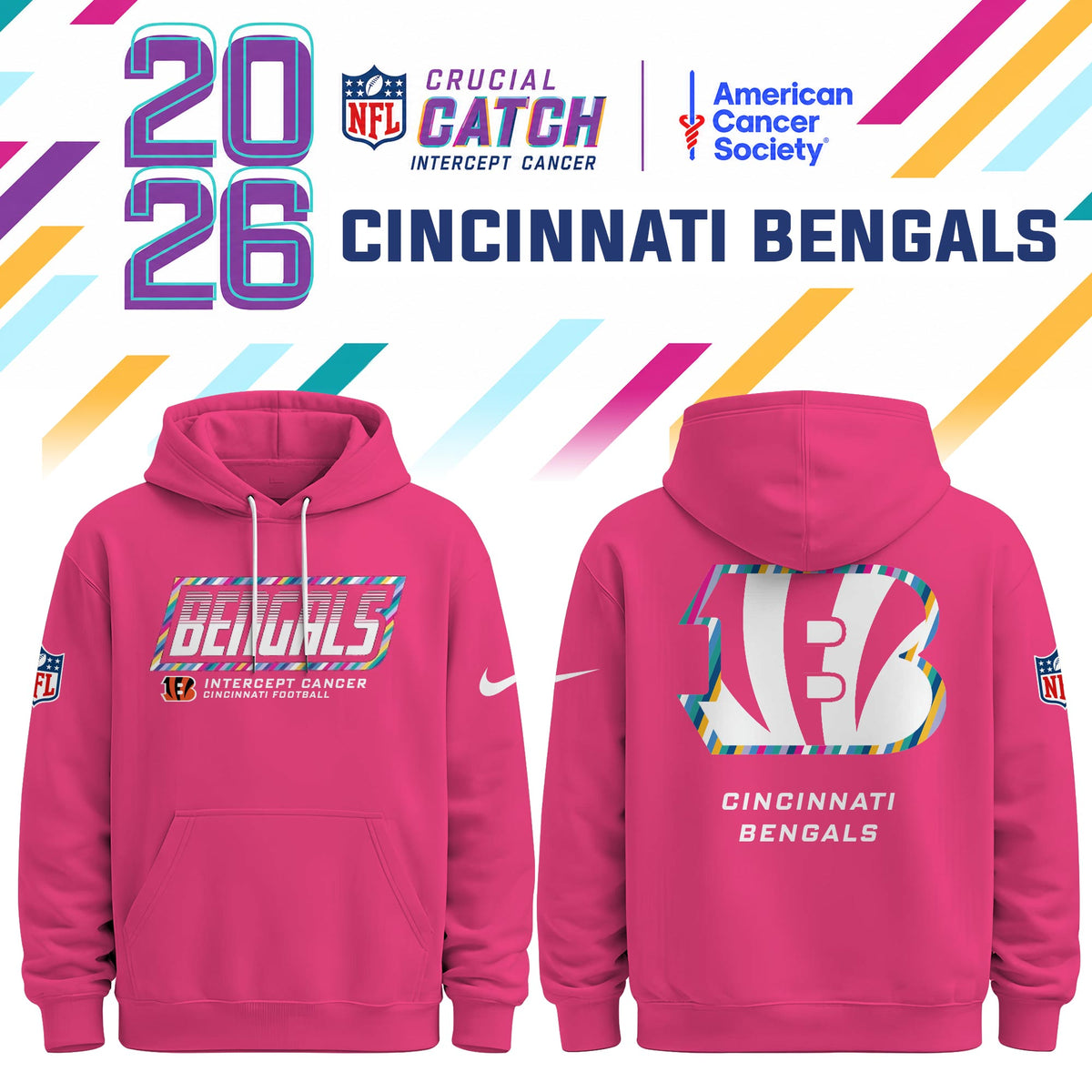 CIN Special Pink Crucial Catch 2026 Limited Edition Hoodie