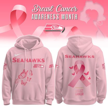 Seahawks Breast Cancer Awareness Edition Hoodie