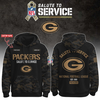 Packers 2026 Salute To Service Camo Hoodie