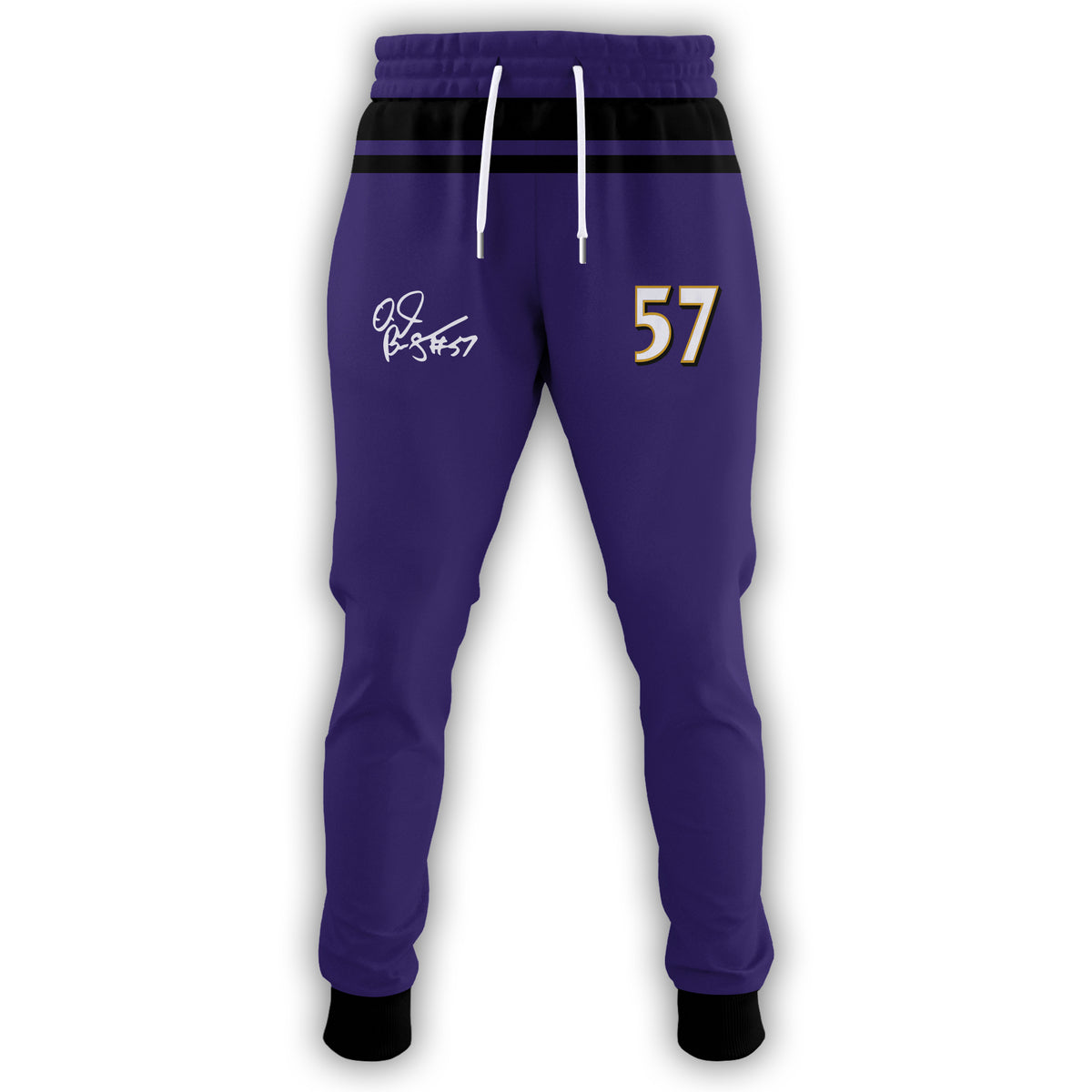 In Loving Memory O.J. Brigance 57 Memorial Football Jersey – Purple Tribute Fan Hoodie