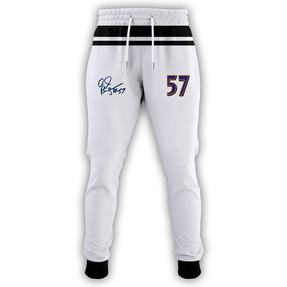 In Loving Memory O.J. Brigance 57 Memorial Football Jersey – White Tribute Fan Hoodie