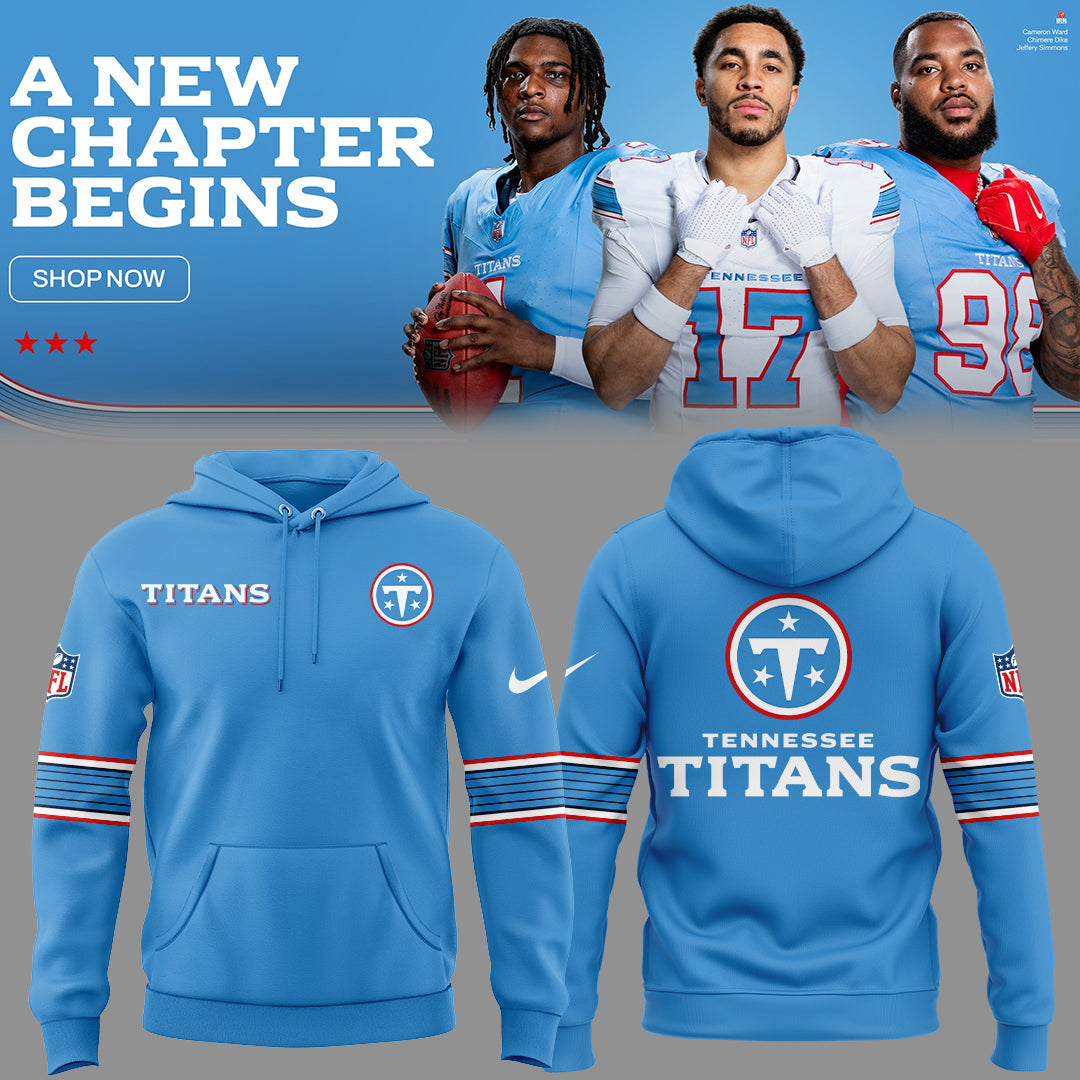 2026 Exclusive Hoodie new logo Tennessee Titans For Fans!