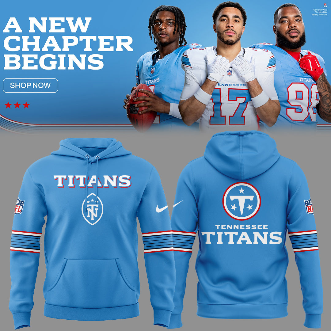 2026 Exclusive Hoodie new logo Tennessee Titans For Fans!