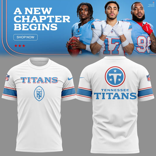 2026 Exclusive T-Shirt new logo Tennessee Titans For Fans!