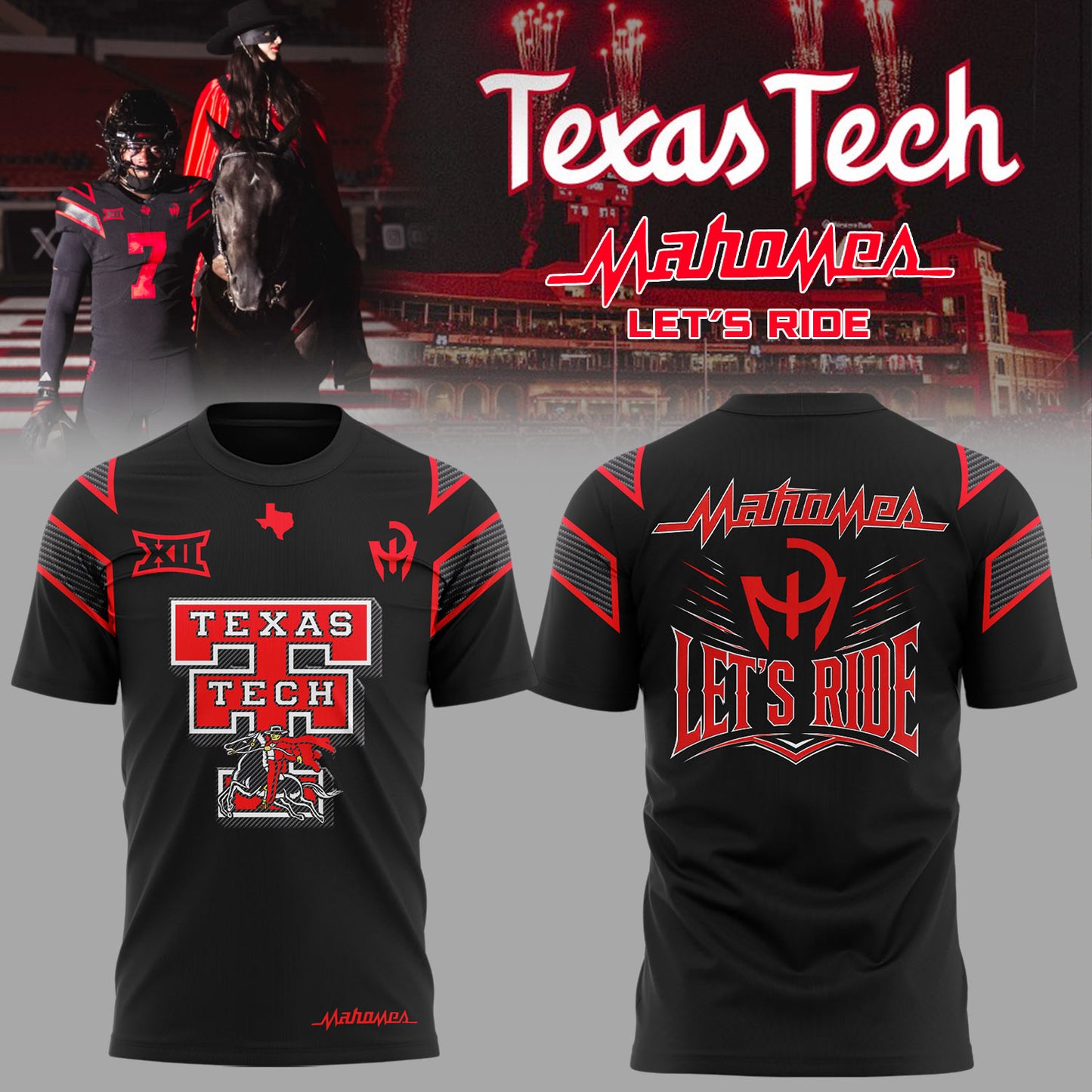 Limited Edition Mahomes “Let’s Ride” Shirt-KC08212604
