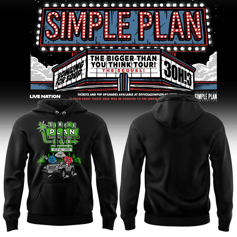 Limited Edition Bigger Than You Think! Tour in Valley Center,CA Hoodie