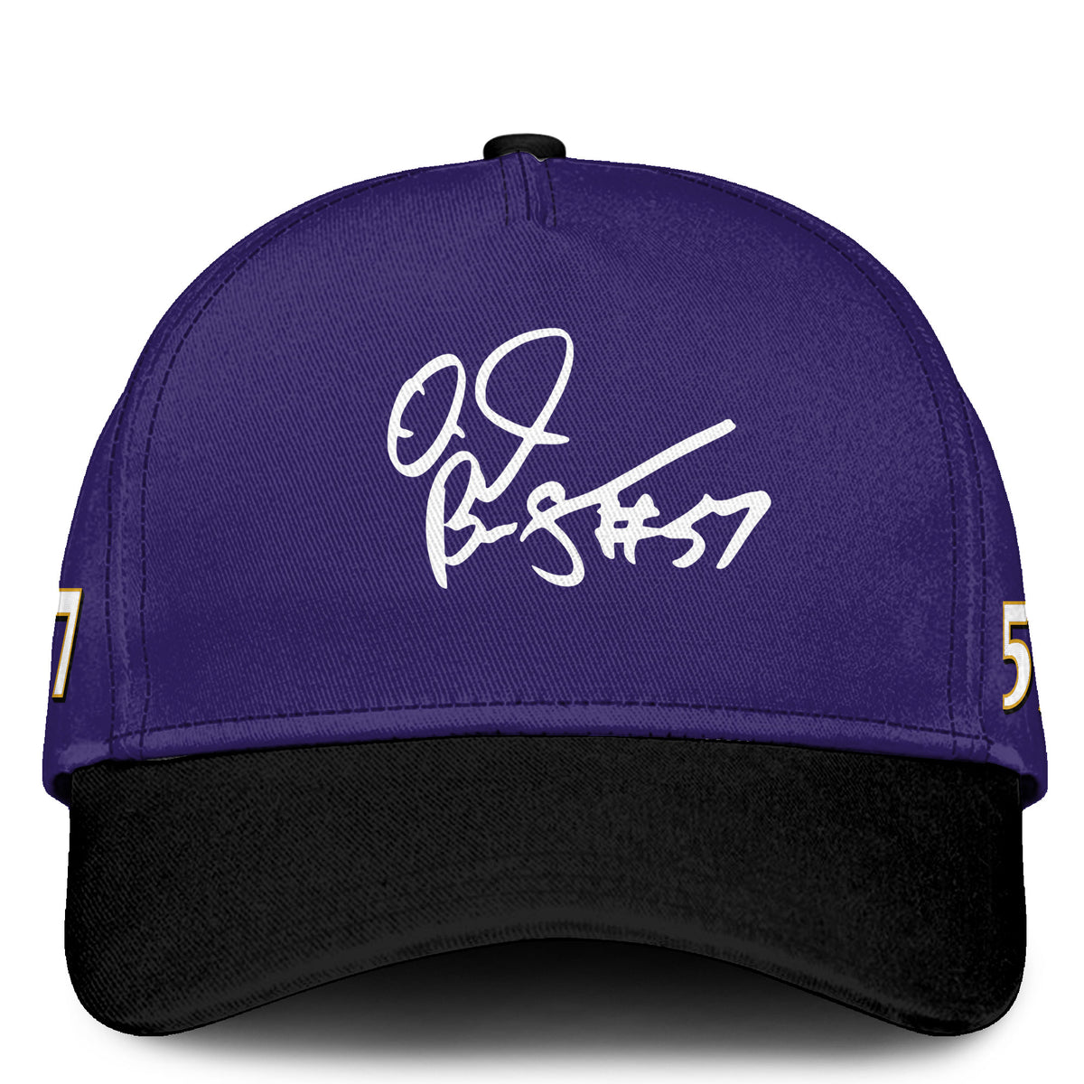 In Loving Memory O.J. Brigance 57 Memorial Football Jersey – Purple Tribute Fan Hoodie