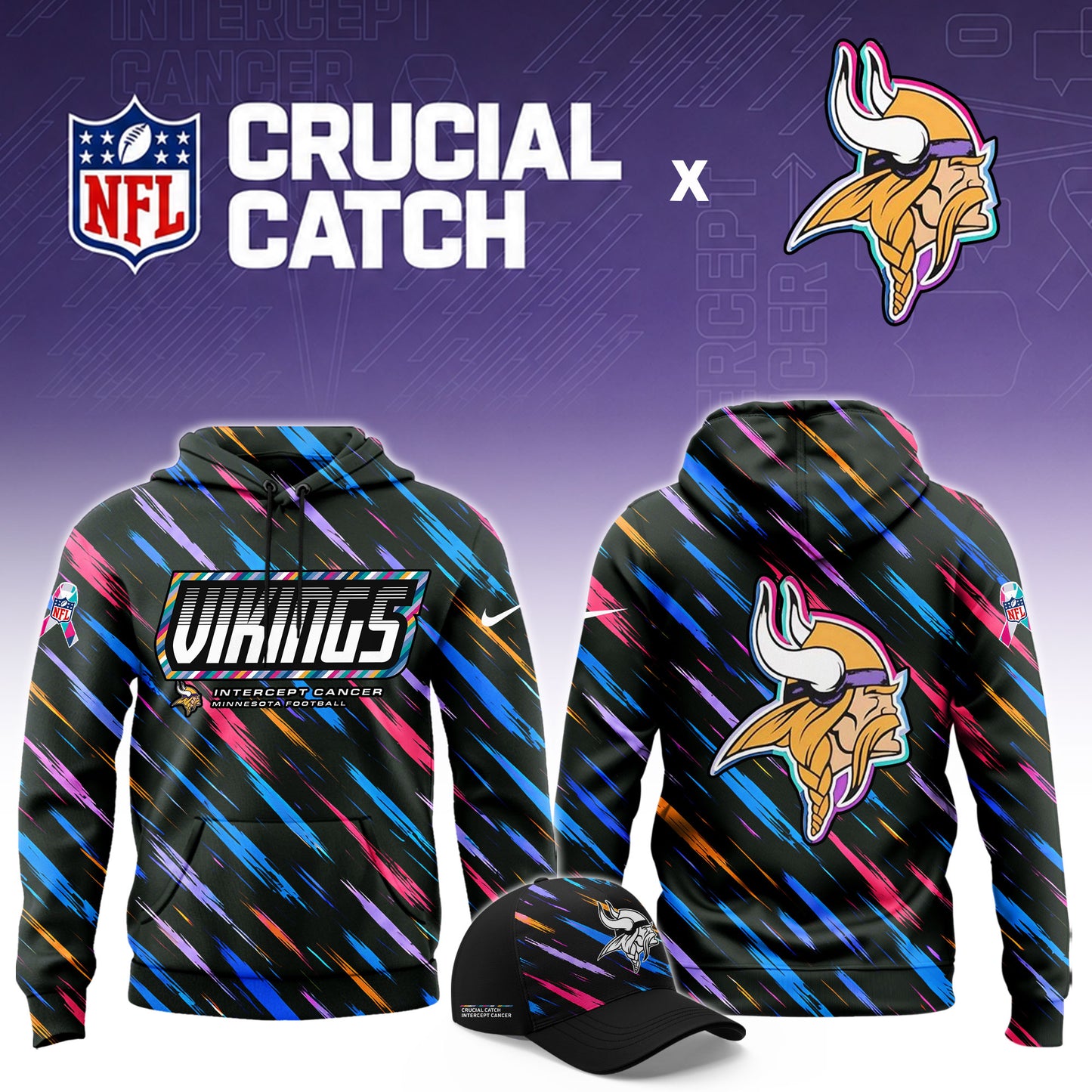 _M.Vikings 2026 NFL Crucial Catch Limited Hoodie