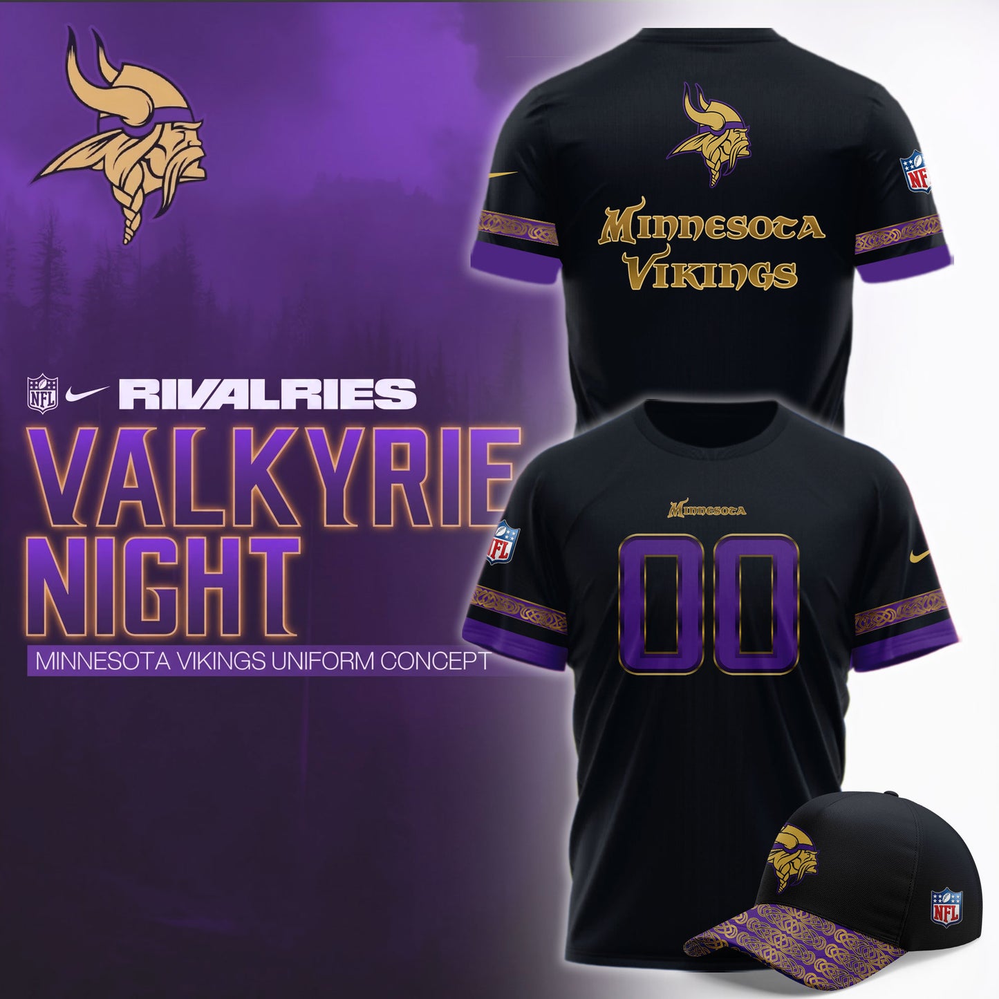 M.Vikings 2026 Rivalries Uniform Limited Shirt NN