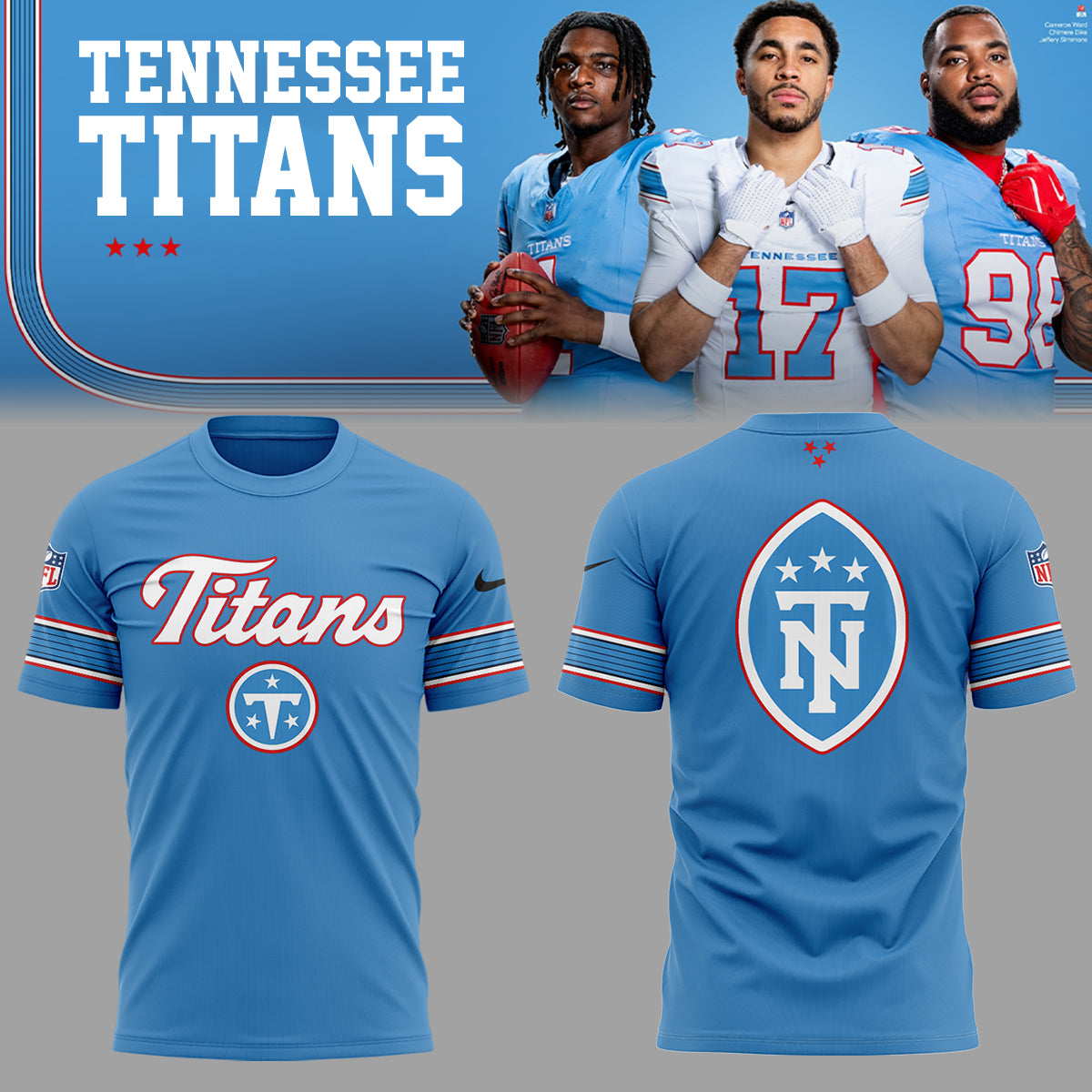 2026 Exclusive T-Shirt new logo Tennessee Titans For Fans!