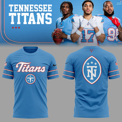 2026 Exclusive T-Shirt new logo Tennessee Titans For Fans!