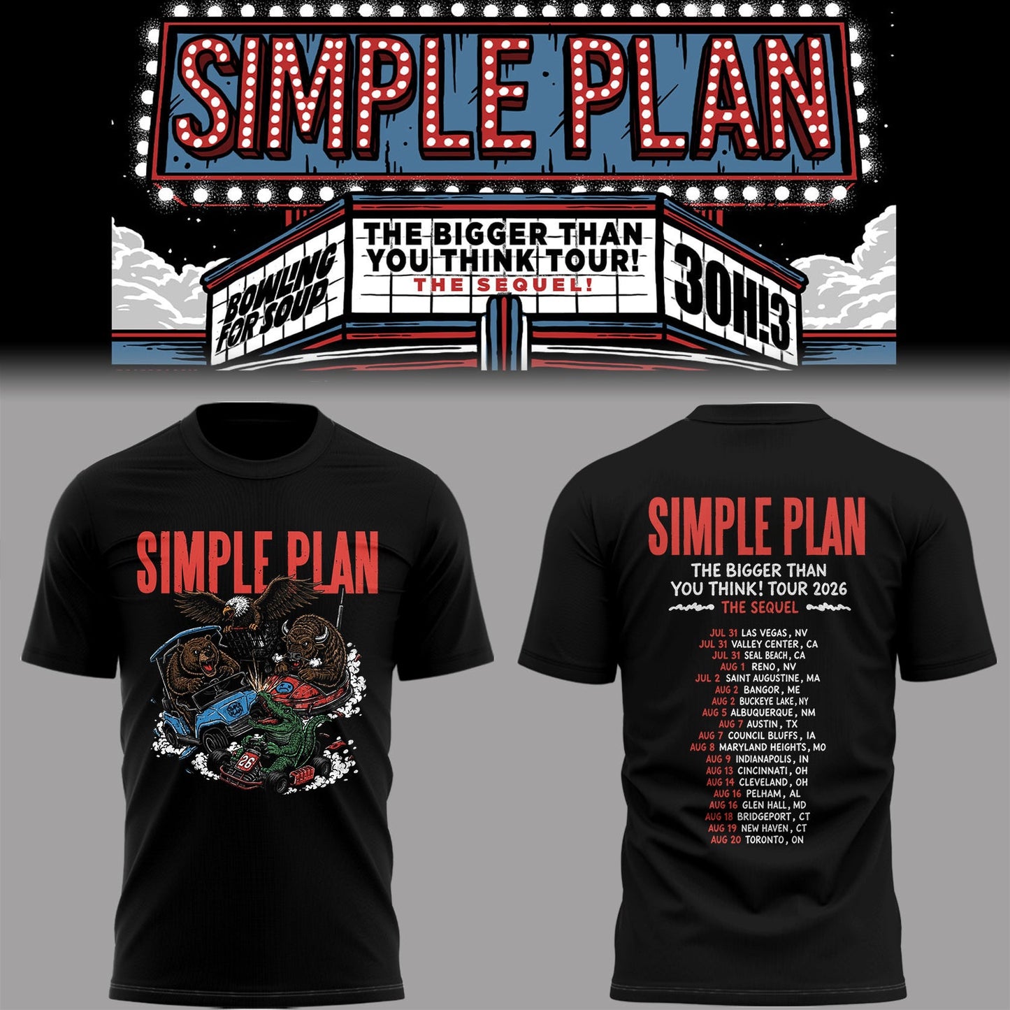 Limited Edition Bigger Than You Think! Tour Shirt