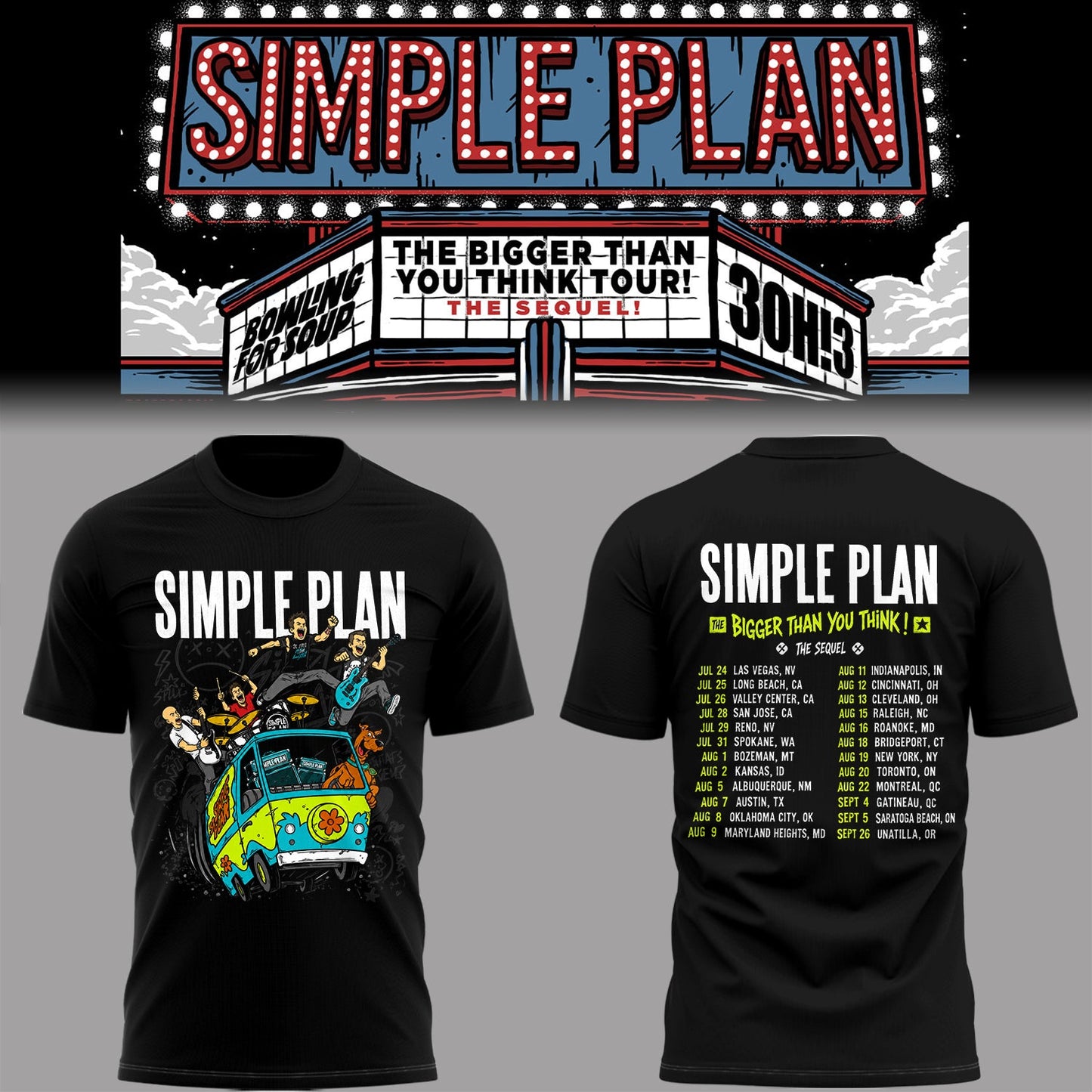 Limited Edition Bigger Than You Think! Tour Shirt