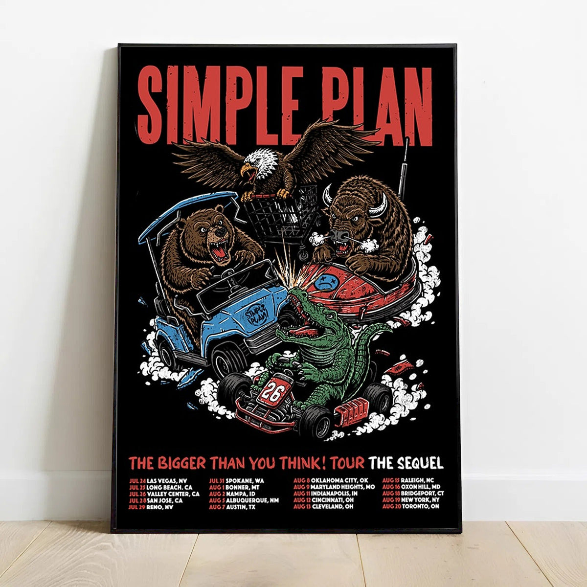 Limited Edition Bigger Than You Think! Tour Poster
