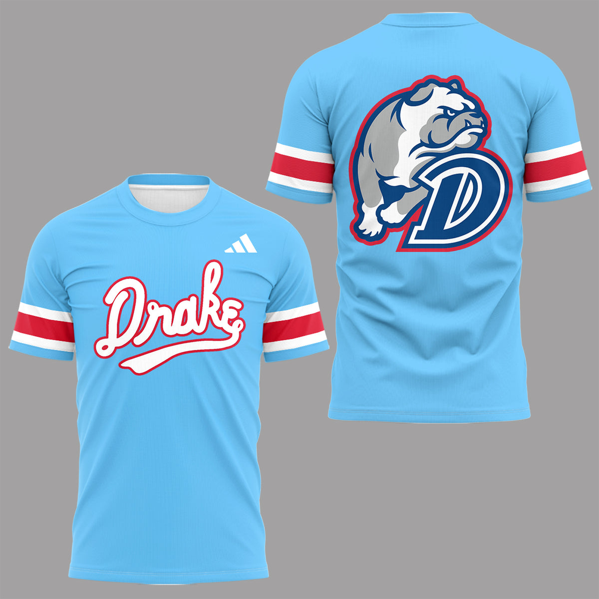 Limited Edition Powder Blue Throwback Shirt-PA082426008