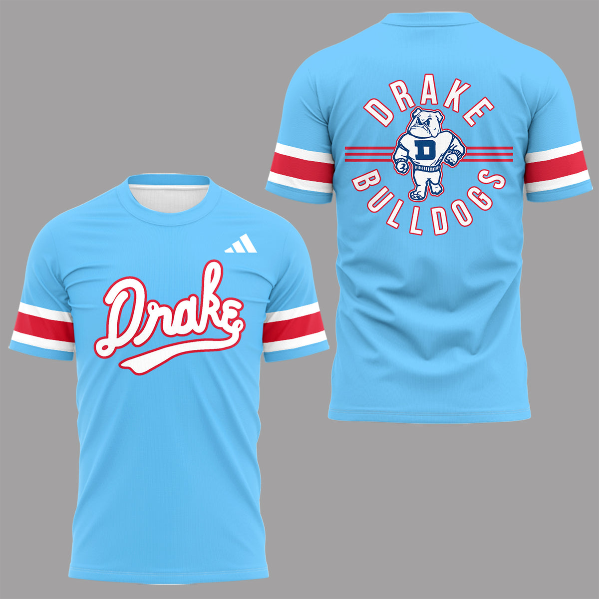 Limited Edition Powder Blue Throwback Shirt-PA082426010