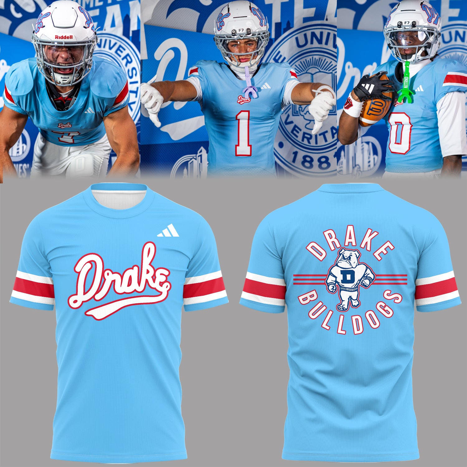Limited Edition Powder Blue Throwback Shirt-PA082426010