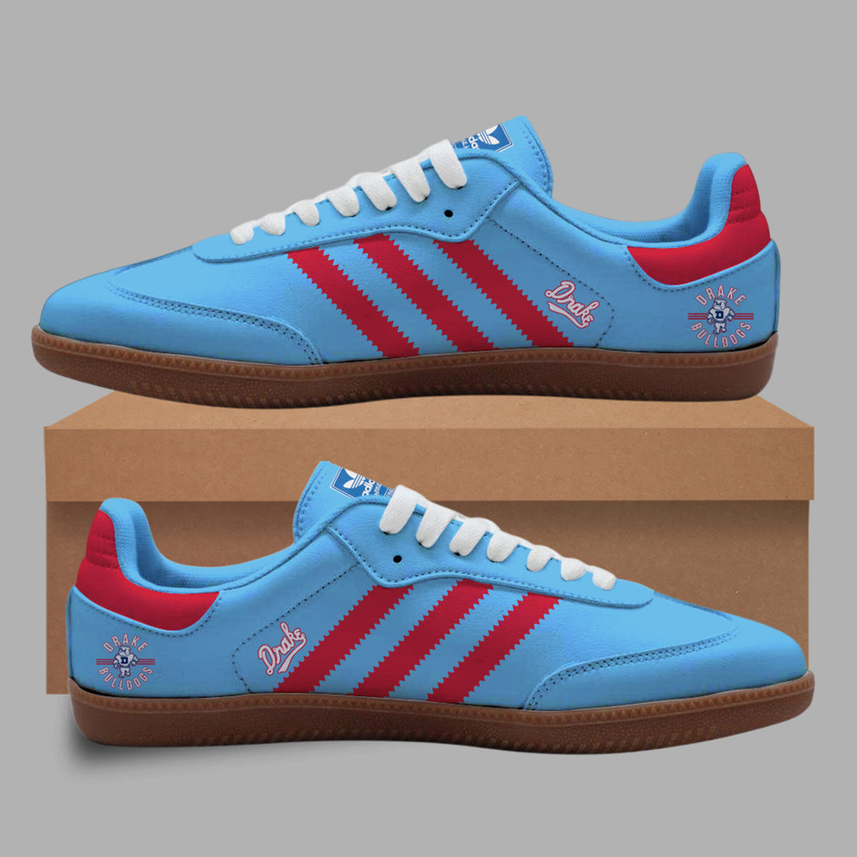 Limited Edition Powder Blue Throwback Shoes-PA082526003