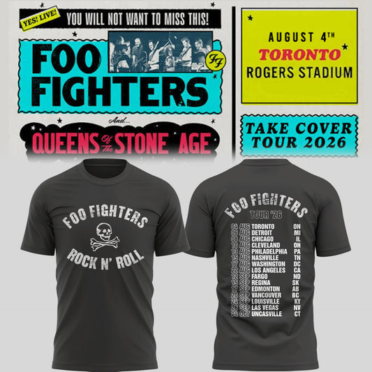 FF 🎸🎤 “Take Cover Tour 2026” TShirt