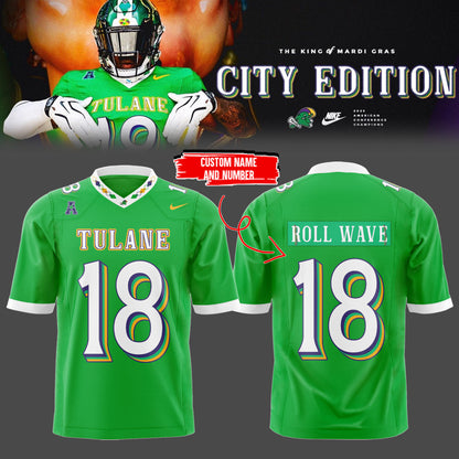 Limited Edition KING of Mardi Gras-2026 City Edition Custom Football Jersey-PU26081301